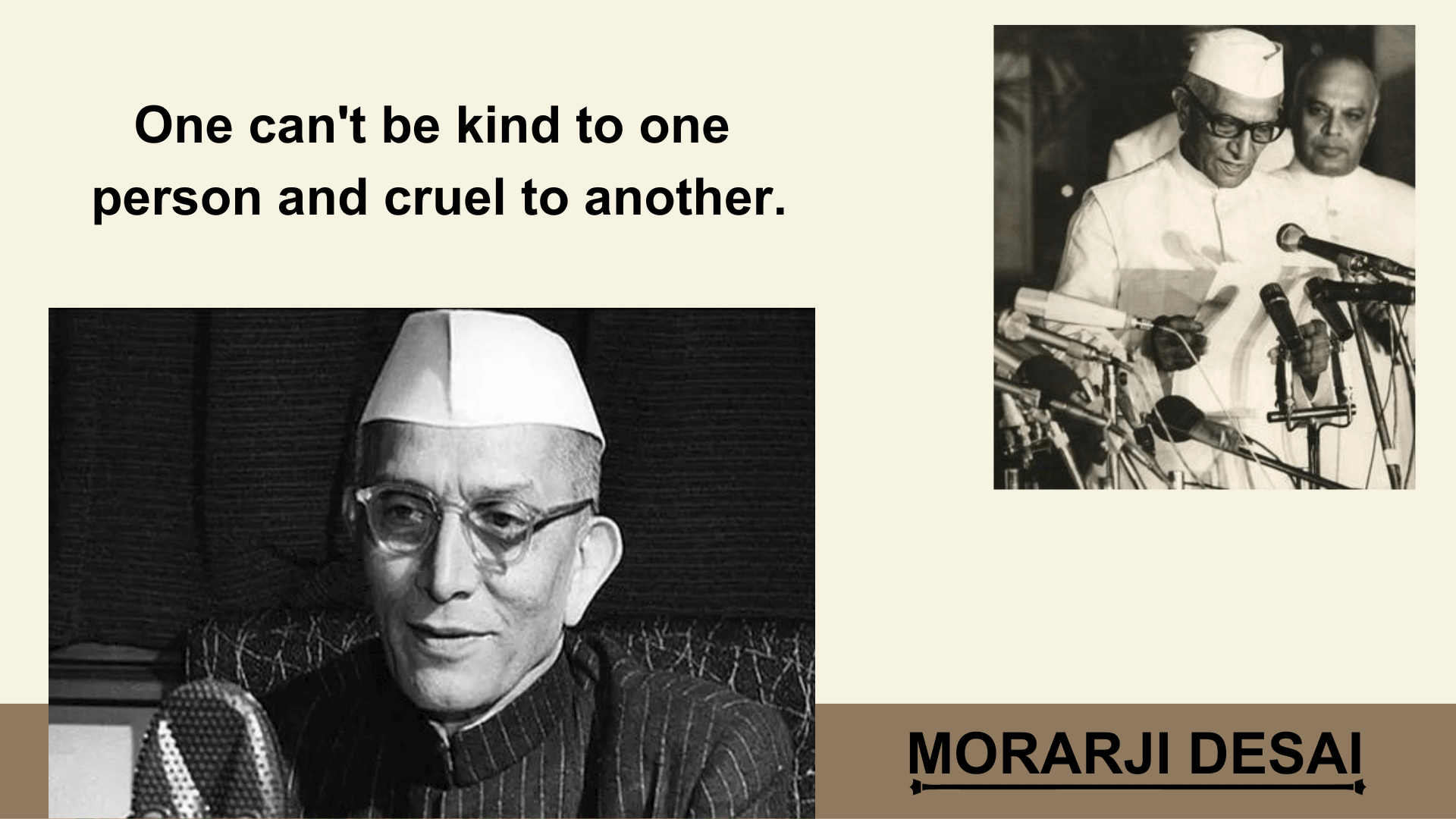 Morarji Desai's